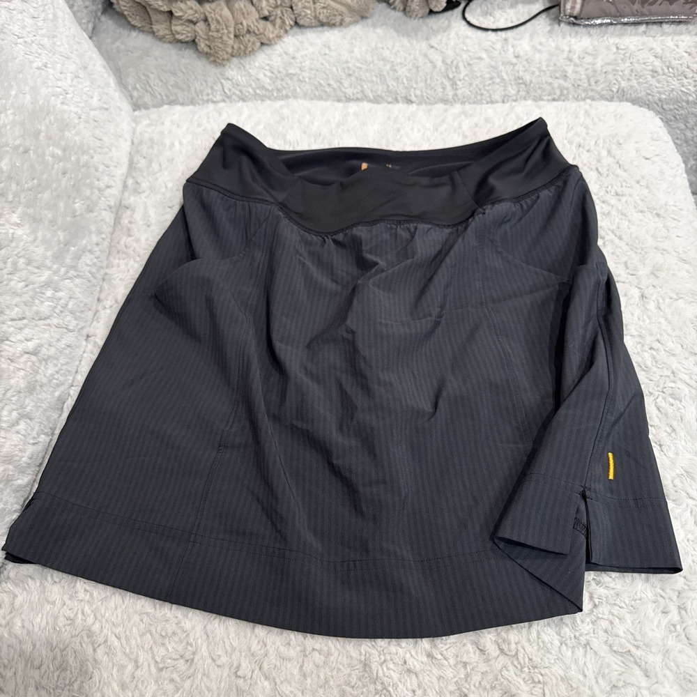 LUCY Lucygirl Skort Golf Tennis Athletic Women Medium Black Orange Shorts skirt